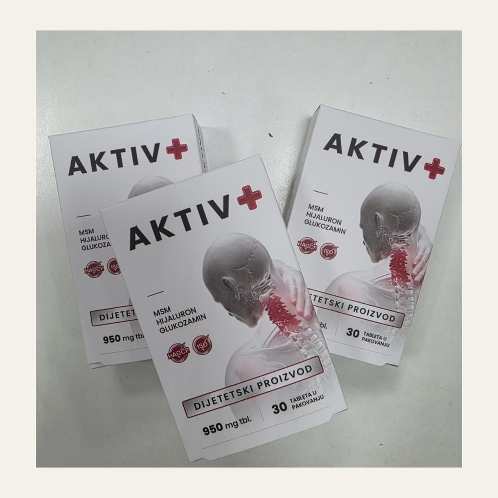 Aktiv+ — Tablete sa glukozaminom · 30 kom.