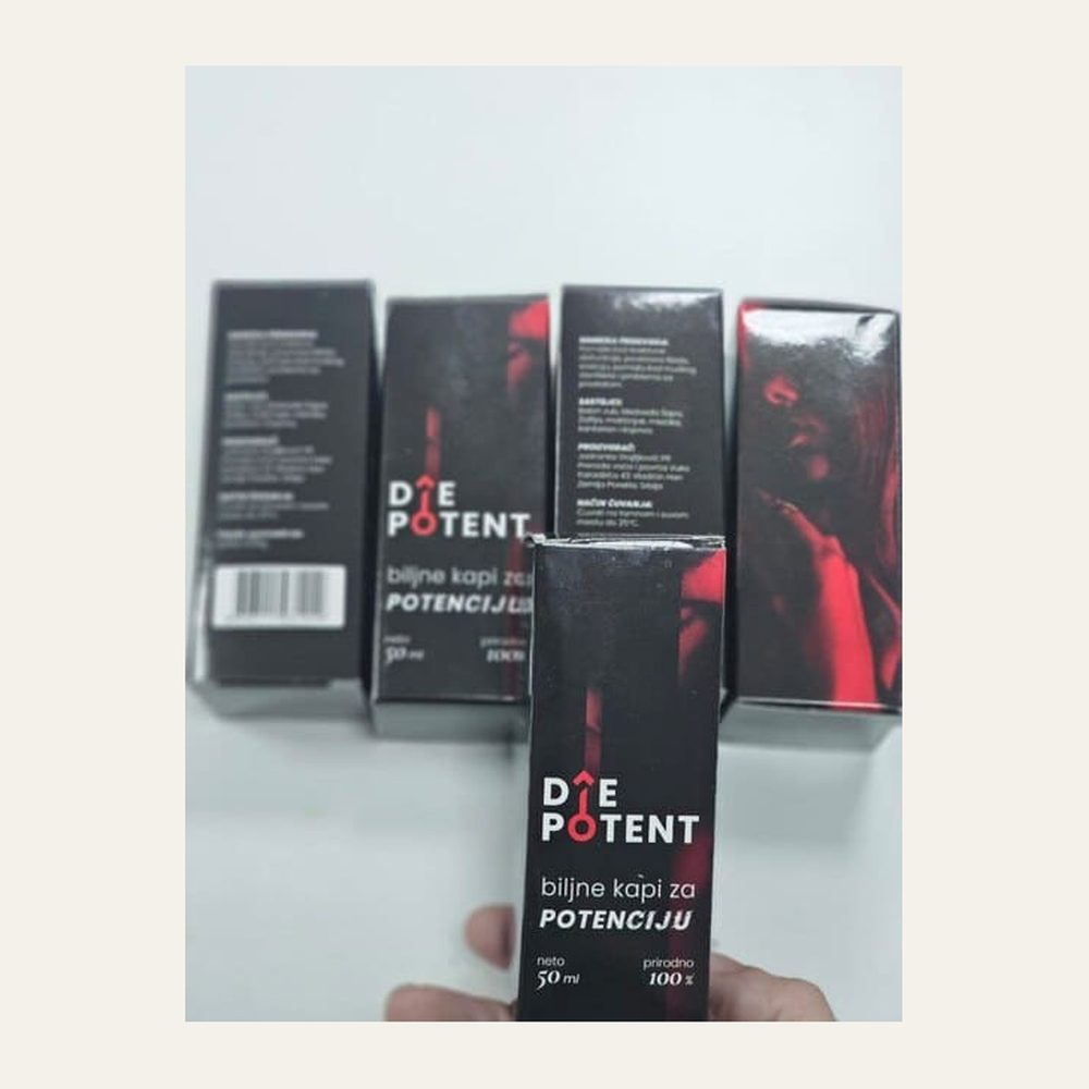 DiePotent — Biljne kapi za muškarce · 50 ml