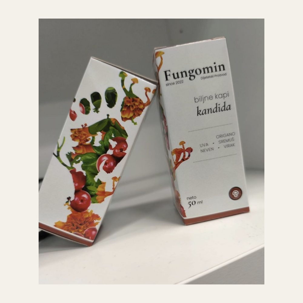 Fungomin — Biljne kapi · bočica 50 ml