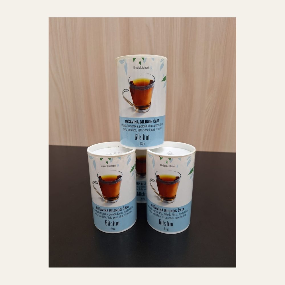 GoSlim — Čaj od 6 biljaka · limenka 50 g