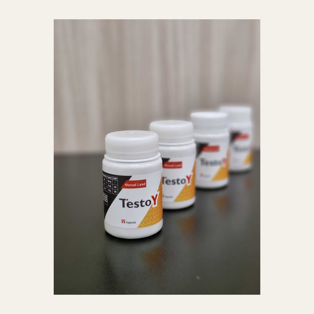 TestoY — Kapsule za mušku snagu · bočica 15 kom.